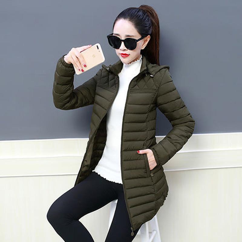 Hooded Coat Women Outerwear Female Parkas Long Jackets Warm Base Coats Winter Cotton Casual