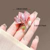 Vintage Floral Enamel Brooches Chinese Style Luxury Sense Brooch Suit Collar Pin  Festival Gifts