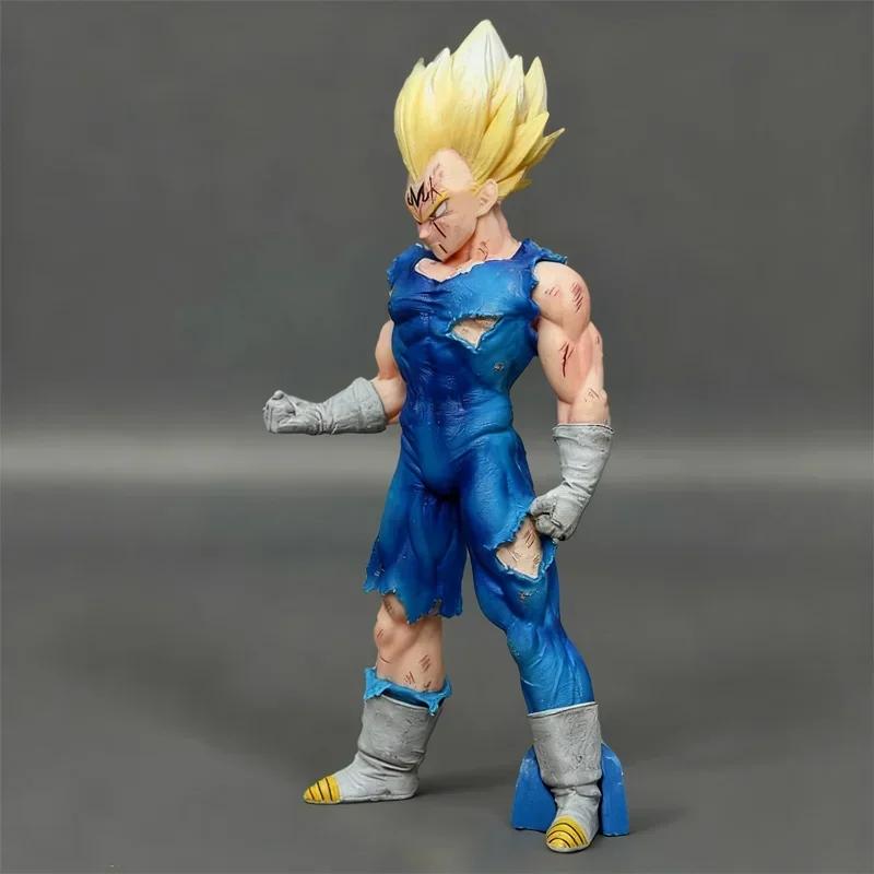 IN Stock Dragon Ball Anime Majin Vegeta Goku  Model Detailed Craftsmanship Home Desktop Ornament Collectible Anime Figure Sta