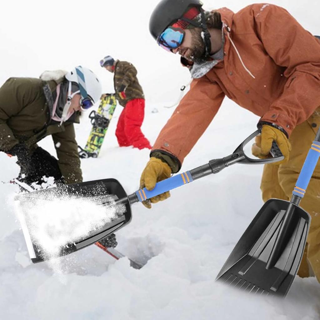 Snow Removal Shovel Car Frost And Snow Removal Tool Car Snow Brush Snow Scraper De-icing Shovel Winter Car Supplies