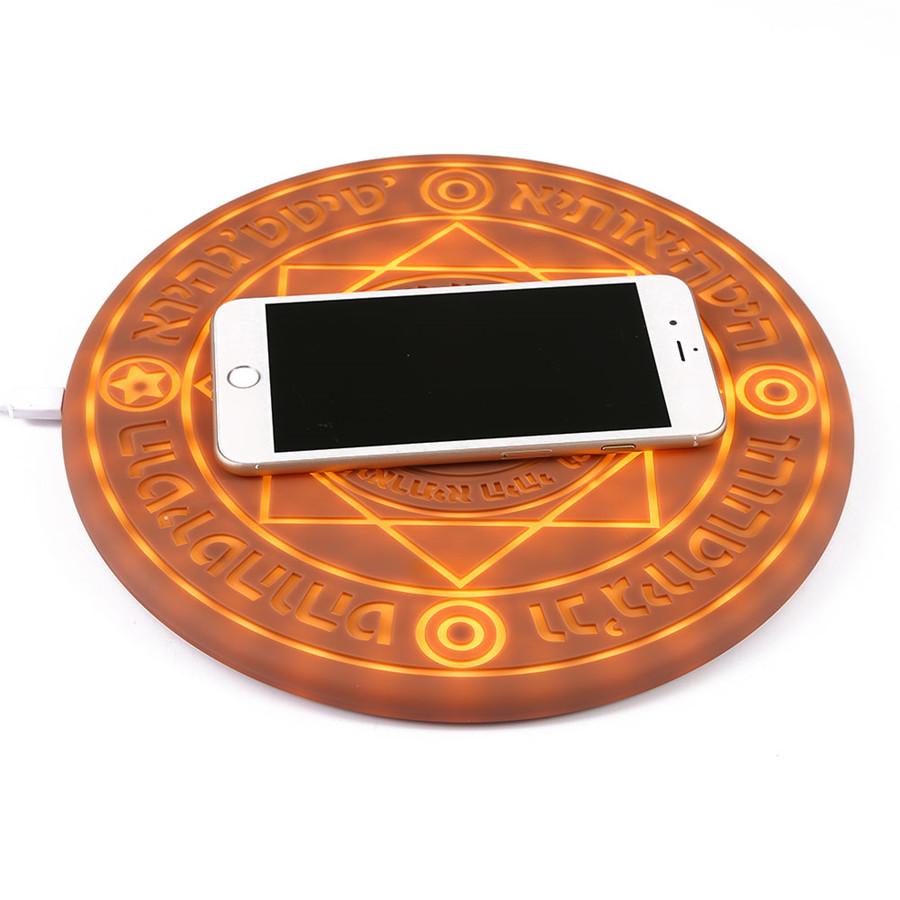 Glowing Magic Array Qi Wireless Fast Charger 10W