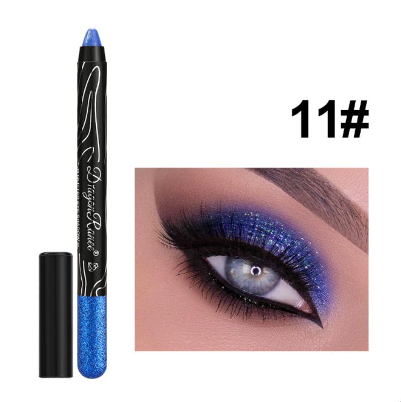 Stick Ombretto 12 Colori Glitter Trucco Occhi Facile da Applicare A Prova di Sbavature Matita Ombretto Shimmer Trucco Occhi