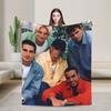 Backstreet Boys Warm Soft Blanket 2025 New Travel Plush Throw Blanket Comfortable Couch Chair Flannel Bedspread Sofa Bed Cover