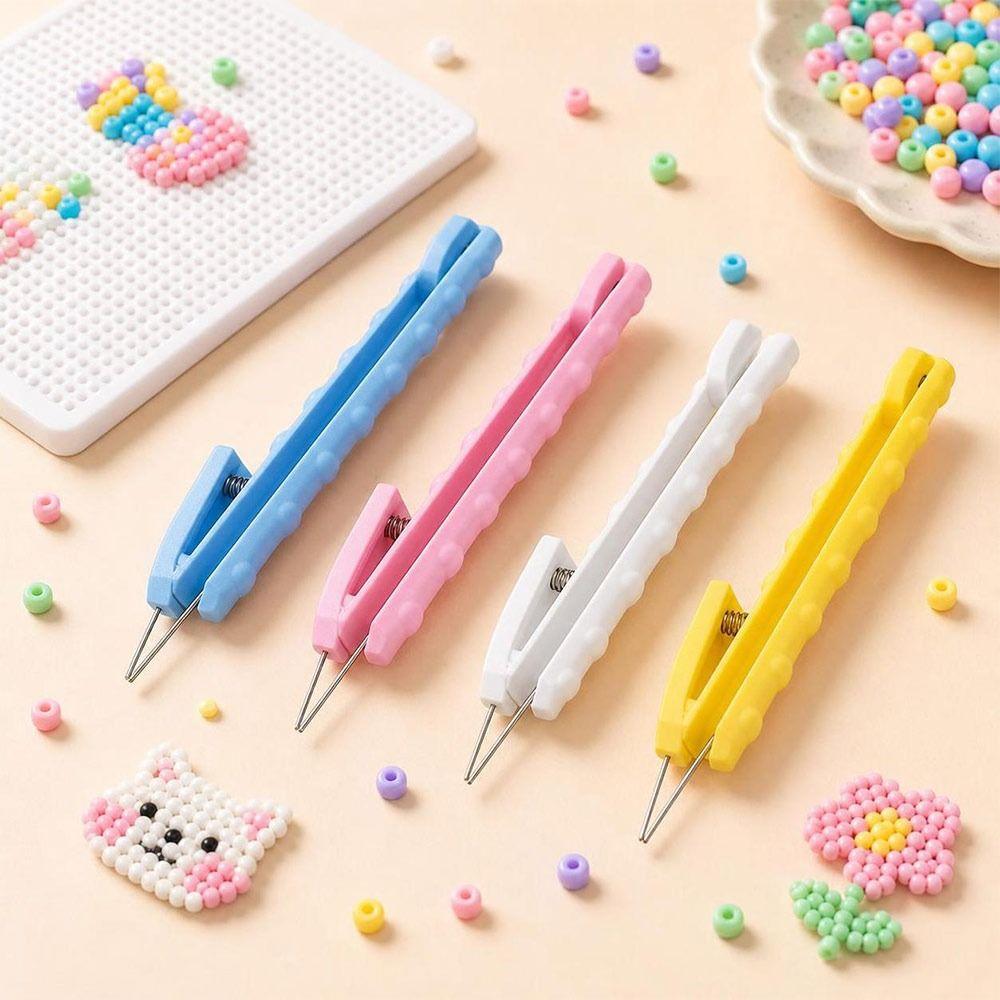Press Activated Fuse Bead Pen Plastic Automatic Bead Dispenser for Craft Enthusiasts