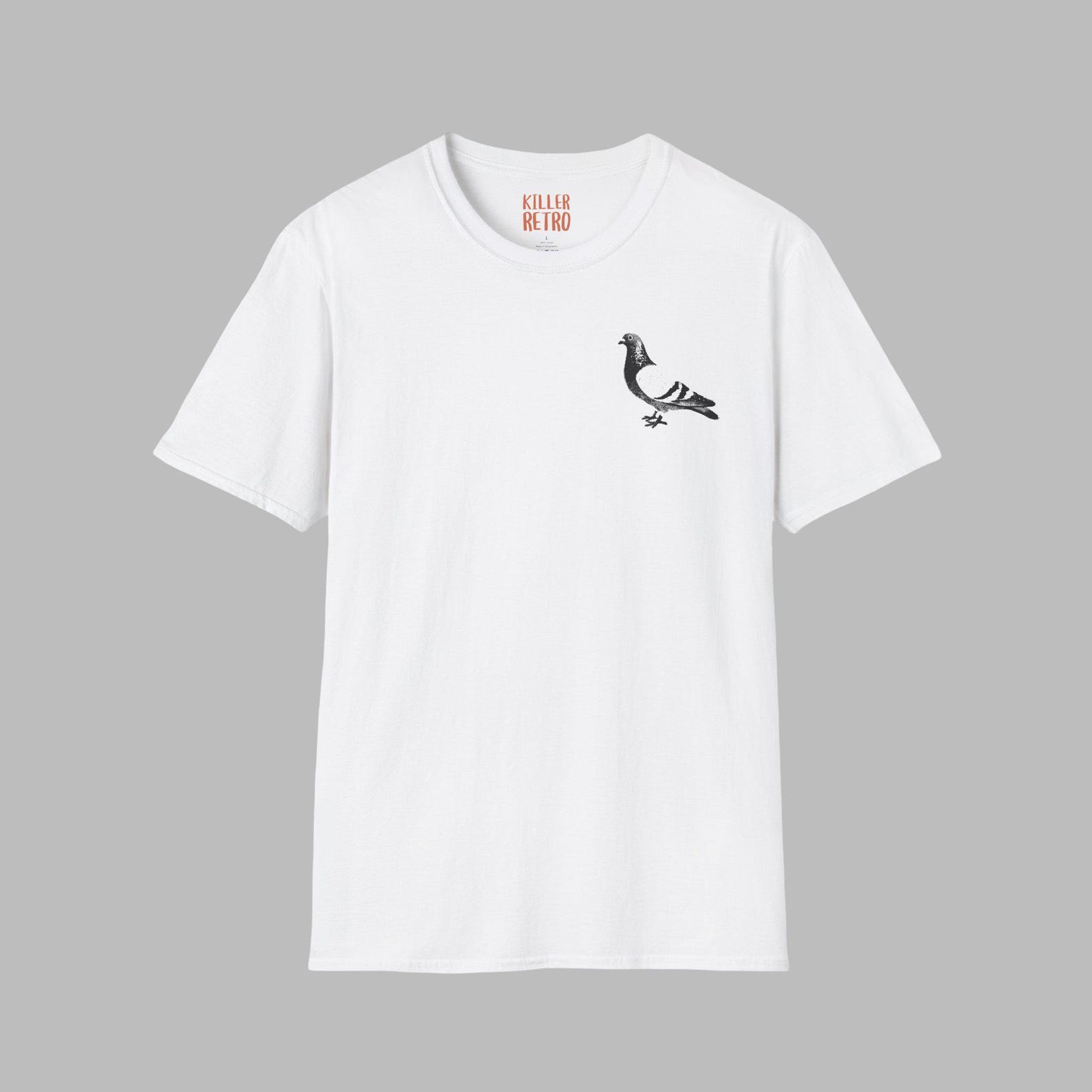 I Love NY Pigeon T-Shirt | Vintage New York City Street Tee L