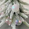 4/5/6cm Colorful Ball Decoration Christmas Tree Hanging Pendant Birthday Party Wedding Transparent Ball Bubble Decor