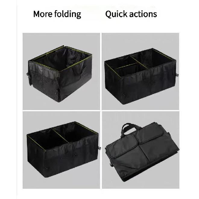Environmentally Friendly Foldable Large Capacity Car Trunk Storage Box Wear-resistant And Waterproof Suitable For Car SUV Trunk