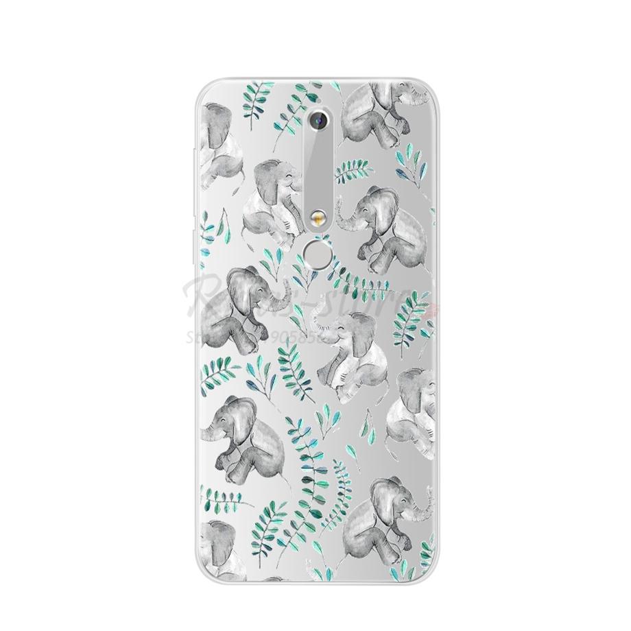 For Nokia 6.1 Nokia6.1 Phone Case Soft TPU Silicone Case For Nokia 6.1 2018 / For Nokia 6 2018 TA-1068 TA-1043 Case Back Cover