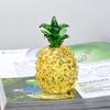 Gelbgrünes Kristall-Ananas-Desktop-Ornament