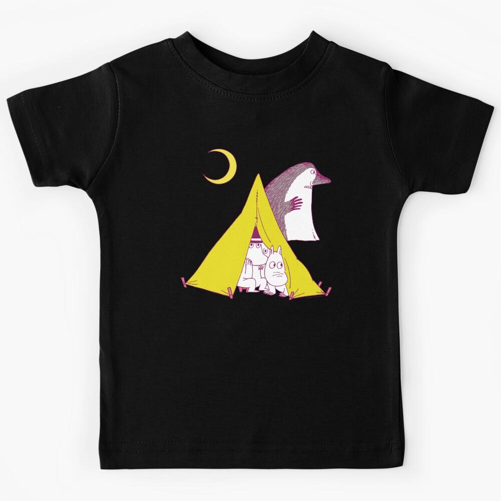 Moomin Moomintroll & MoominPappa Camping At Night Kids T-Shirt 140