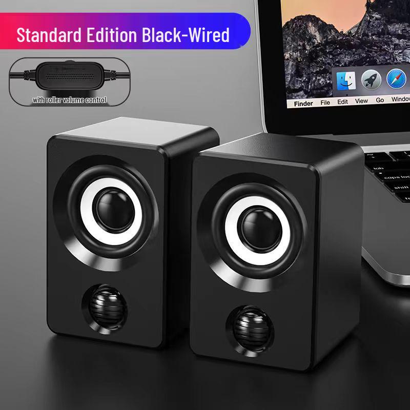Private Model A300 Wired Multimedia Desktop Speakers with Mini Subwoofer