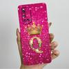 For Vivo V19 1933 Case Luxury Crown Letters Couple Liquid Silicone Soft Phone Cases For Vivo V 19 Camera Protection Back Cover