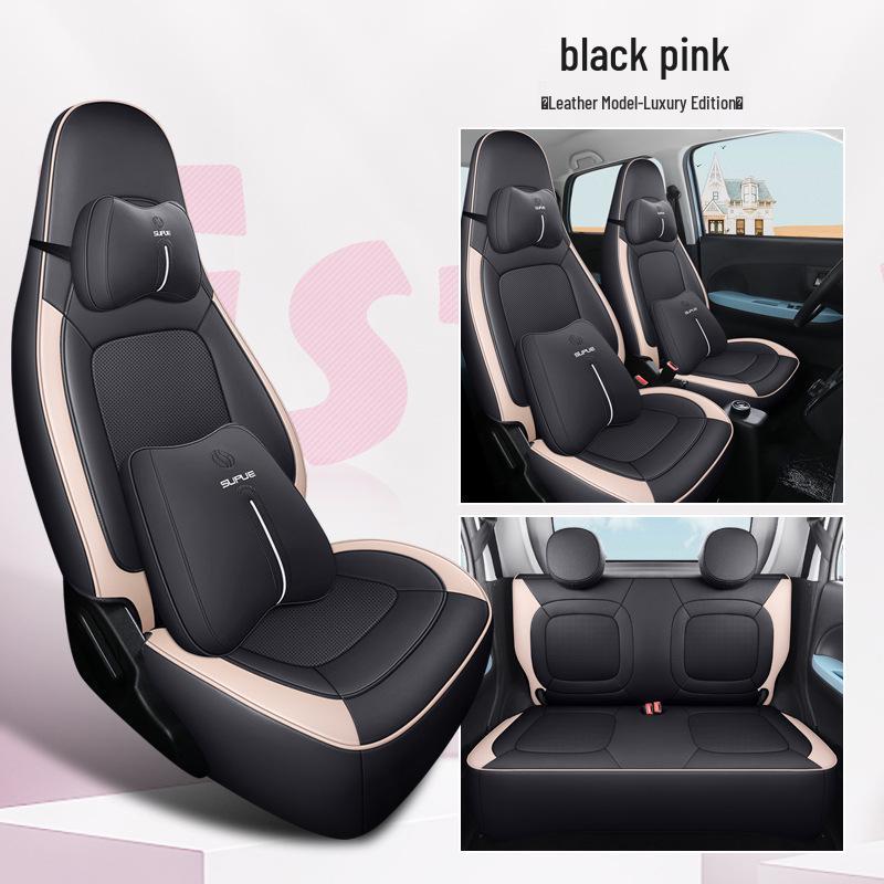 DJGY Lingbao BOX Leather Sports Seat Cushion: Stylish, All-Season Car Seat Cover
