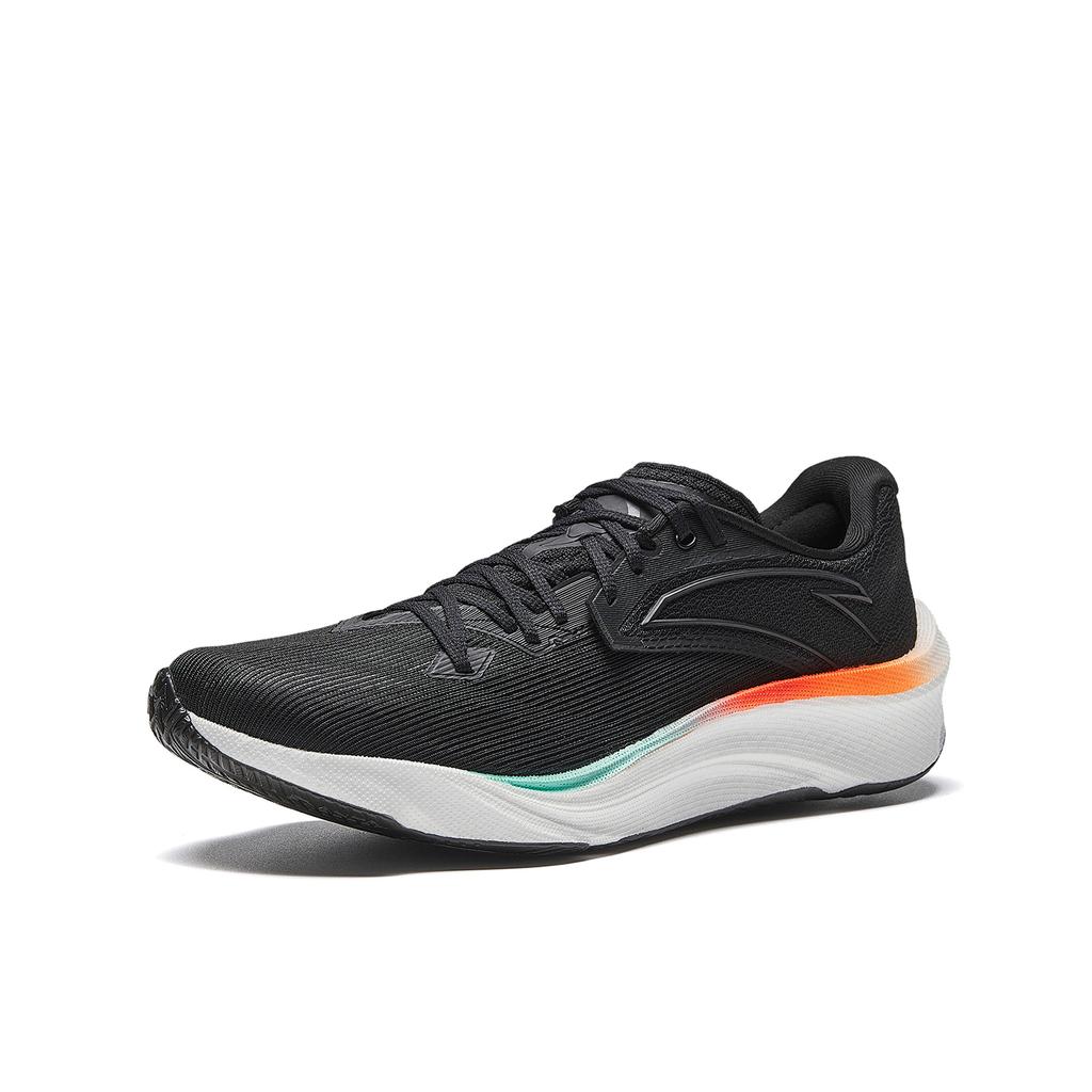 Anta Asphalt Dominator 2 Lightweight Running Shoes Men Sneakers Basic-Black Shimmering-Green Bright-Orange 912615590-2