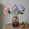 Home Decoration Flower Arrangement 42cm Artificial Silk Hydrangea Flower Realistic Large Artificial Hydrangea Branch For Wedding