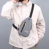 Casual Oxford Cloth Men Chest Bag Multifunctional Lightweight Crossbody Bag Large Capacity Waterproof Waist Bag