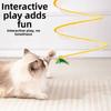 Portable Cat Tunnel Tube Elastic Interactive Cat Toy Cat Spring Mouse Tunnel  Indoor Outdoor Use