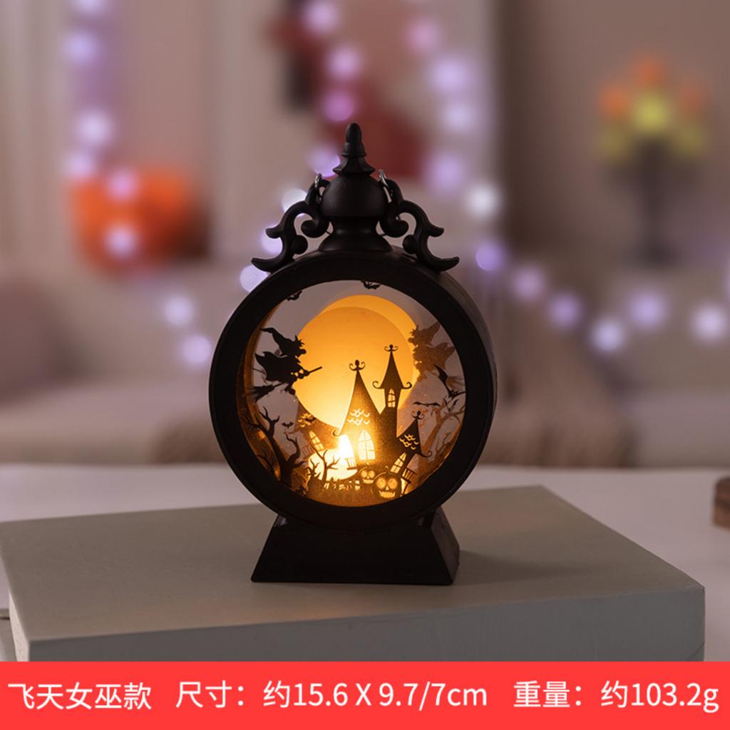 Halloween Witch LED Light, Glowing Decoration for Indoor and Outdoor Use, Holiday Party Decor