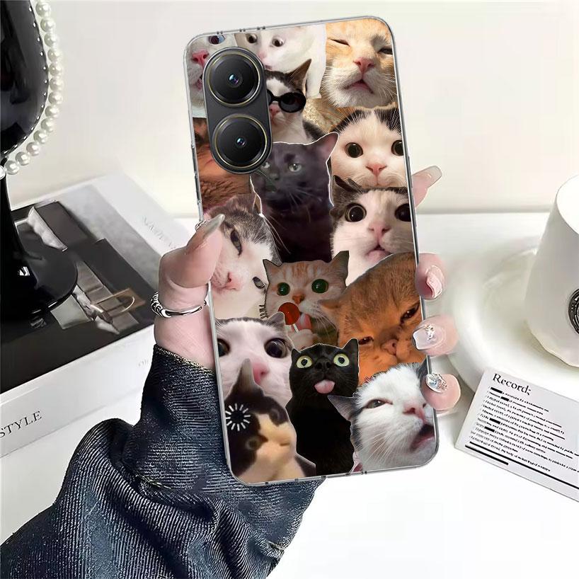 

Crying Cat Memes Soft Phone Case For Xiaomi Redmi 15C 15 13C 13 Poco X5 X6 X7 F7 Ultra M7 12C 12 10 10C 9C 9A 9T 9 Fundas Poco X Redmi 10 5G