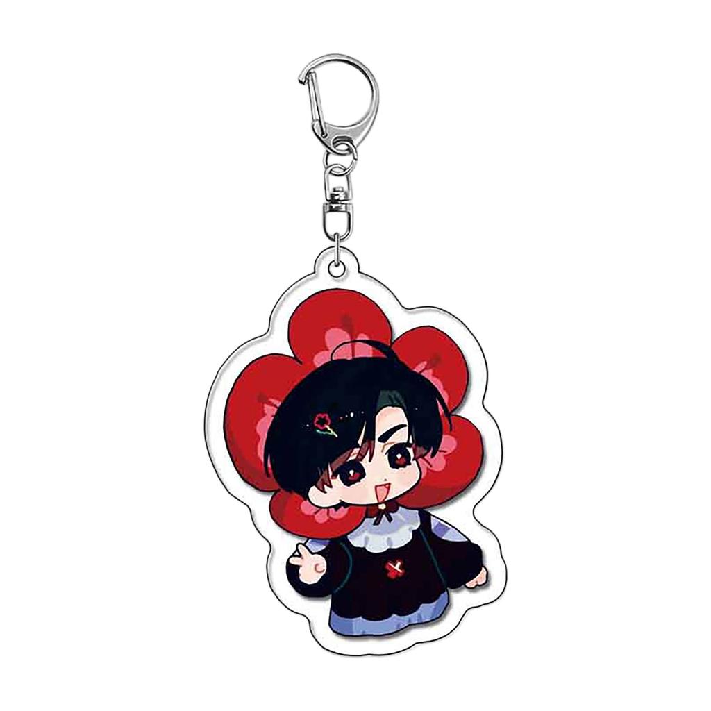 Anime-Zubehör Acryl-Schlüsselanhänger Anhänger, Niedlicher Schüler Anime Rucksack Anhänger