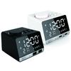 Home Decor Table Clock Alarm Clock Speaker With 2 USB Ports Bluetooth 4.2 Radio LED Digital Alarm Clock