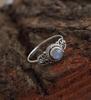 Solid 925 Sterling Silver Ring, Labradorite Gemstone Ring, Bohemian Ring, Statement Ring, Gift For her