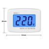 DM55-1 Digital Voltmeter EU US Plug Volt Meter Socket Voltage Tester LCD Display Voltage Meter 110V 220V Wall Flat Voltage Meter