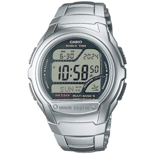 

Часы Casio Wave Ceptor WV-58RD-1AJF мужские серебристые