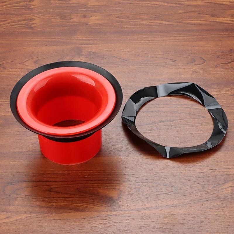 Bass Drum Enhancer Loudspeaker Drum Amplifier with Port Hole Protector Drum Kick Loudspeaker Drum Accessory Easy to Use