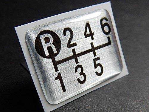 Tuningfan Shift Pattern Emblem Top Left R for 6 Speed MT Car Forward Elf Fighter Duetro SPE-A604