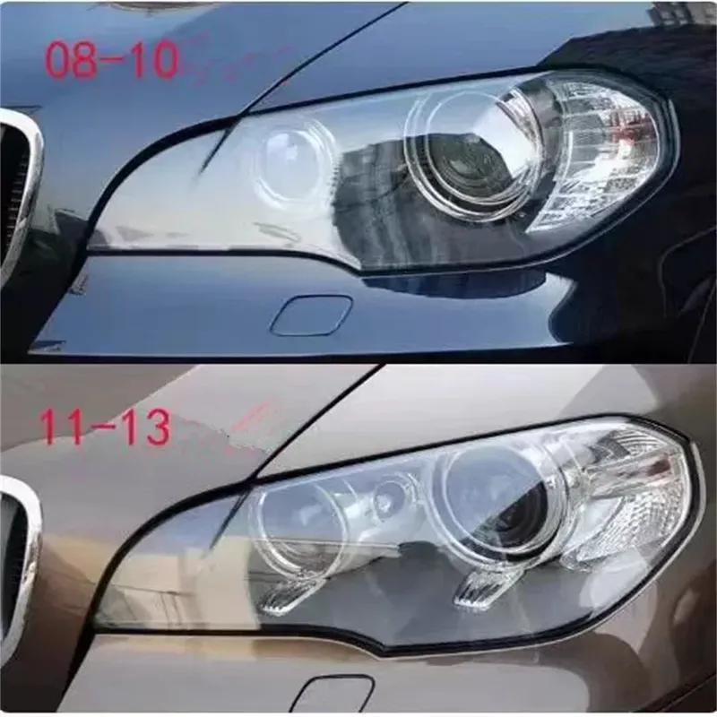 Base Headlight Base Front Auto Headlight Housing for Bmw X5 E70 2007 2008 2009 2010 2011 2012 2013 Headlight Black Casing 11-13 low Right