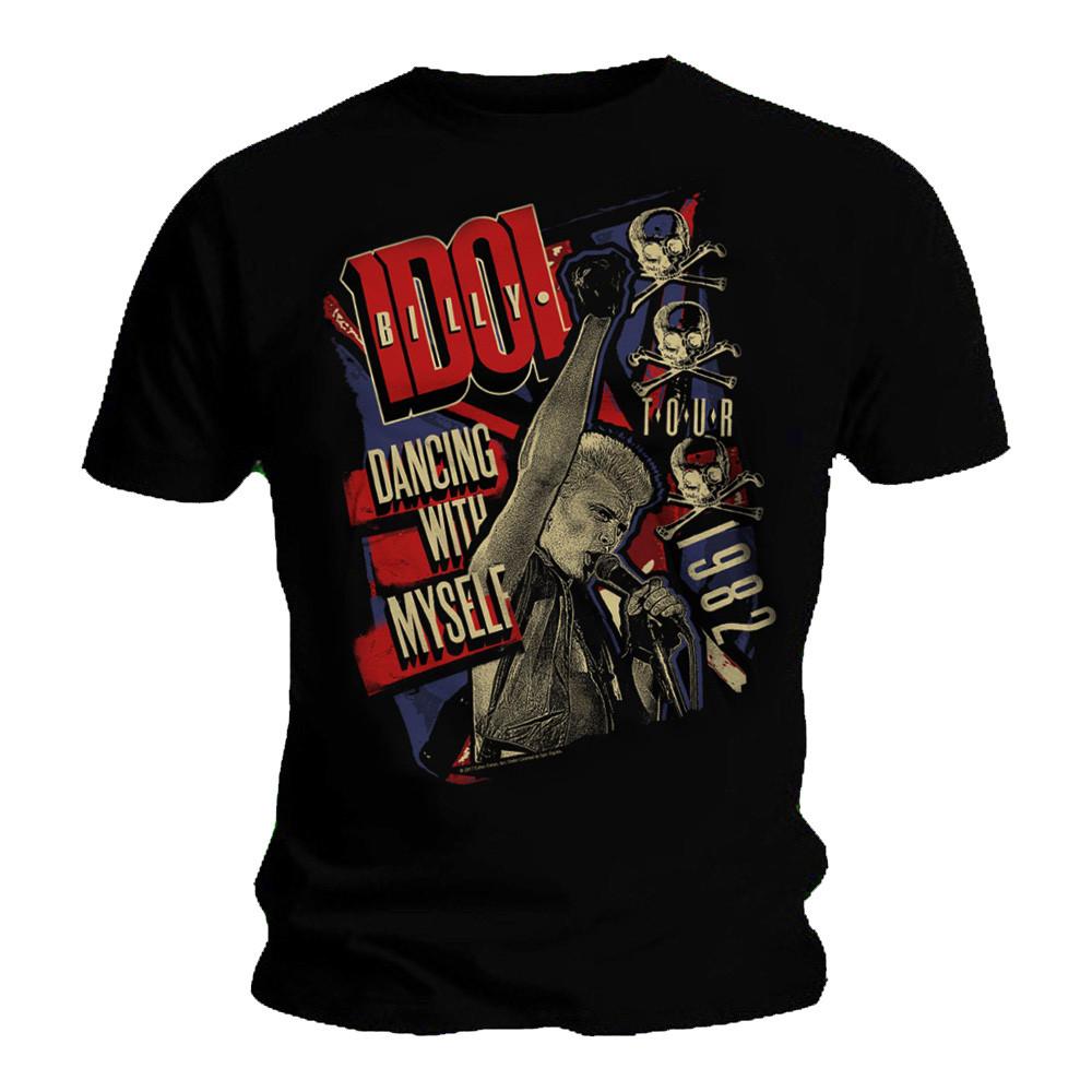 BILLY IDOL Tour 1982  Dancing With Myself  T Shirt S M L 234XL 3A578 Unisex T-Shirt XXXL