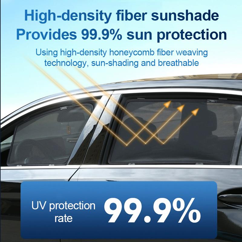 Car Sun Shades For Kia EV6 CV 2022 2023 2024 2025 Sunshades Magnetic Heat insulation Visor Mesh Window Curtains Auto Accessories
