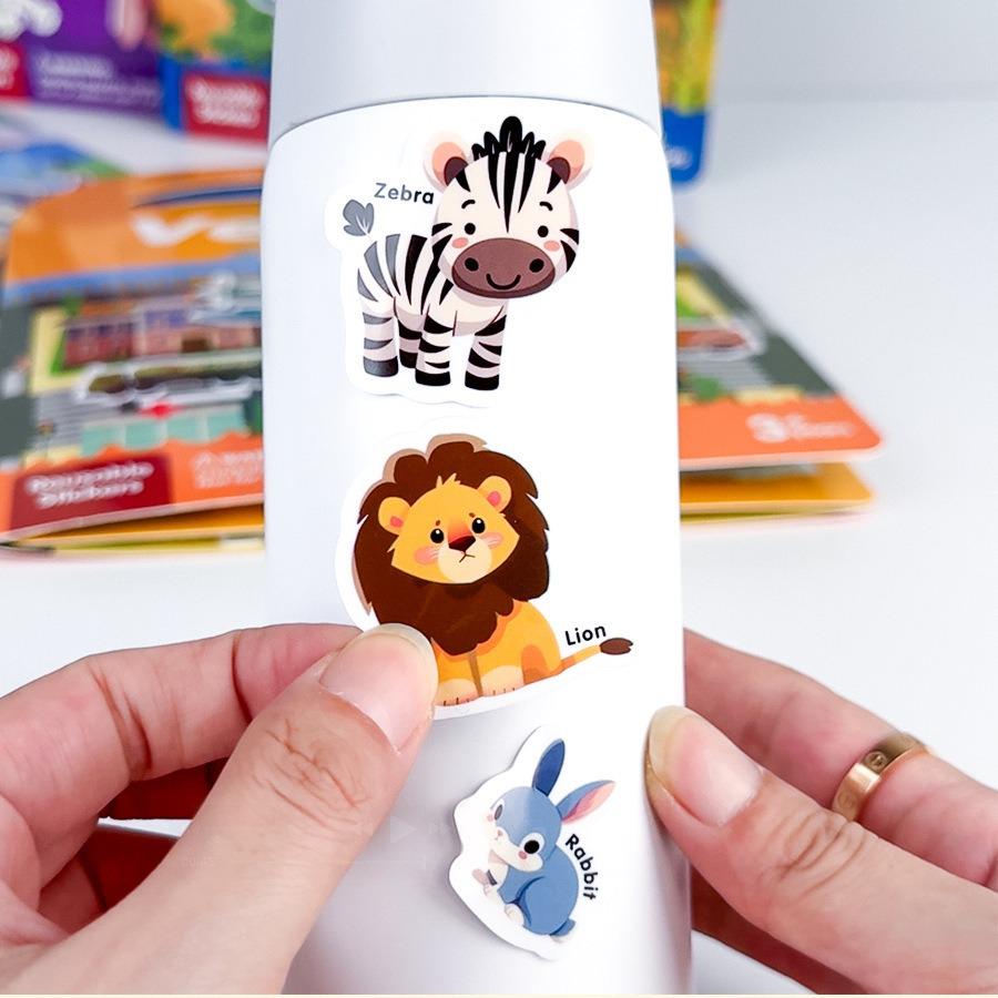 Children's Reusable Silicone Sticker Book: DIY Educational Toy with Jelly Stickers