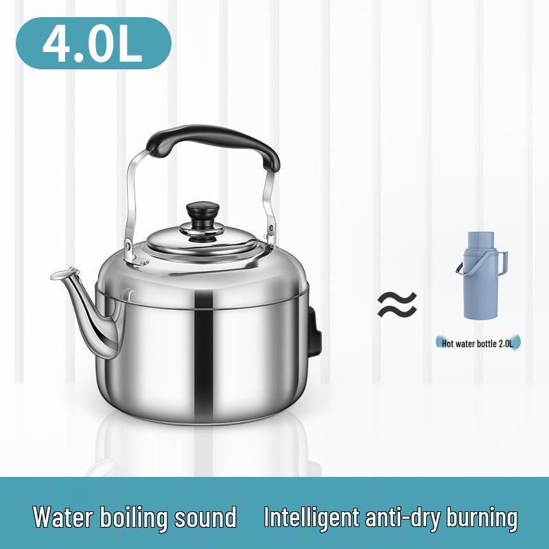 

Large Capacity Stainless Steel Electric Kettle with Sound Indicator and Teapot Function 5 Liters