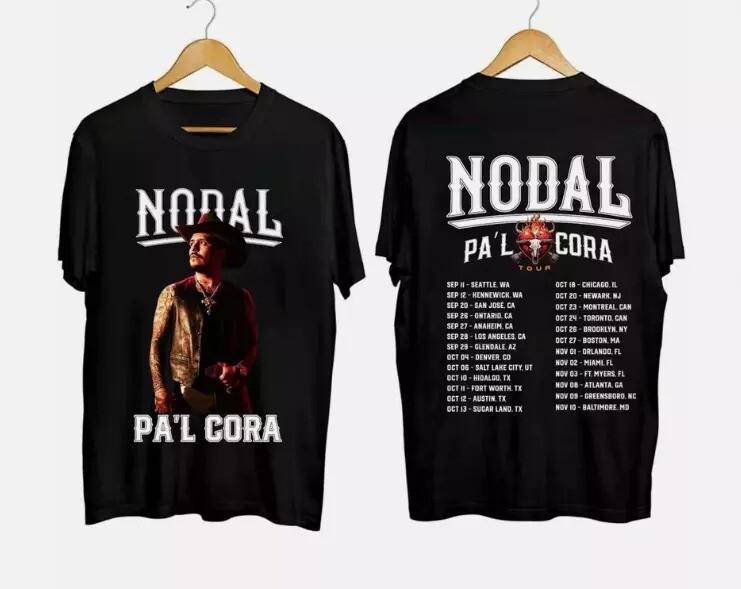 Christian Nodal - Pa’l Cora Tour 2024 T-Shirt Gift for Fans N0609_19 L