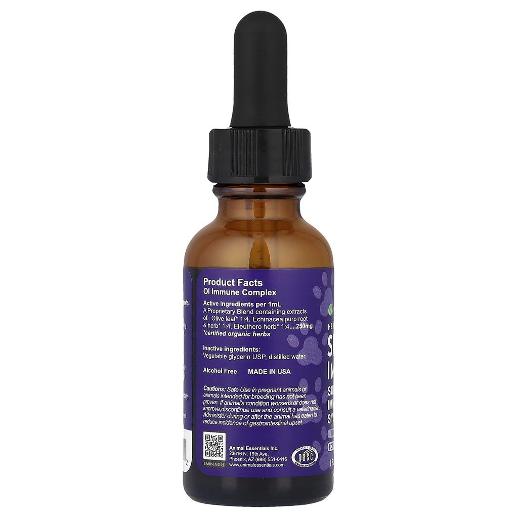 Animal Essentials, Super Immune, for Dogs and Cats, 30ml (1fl oz)