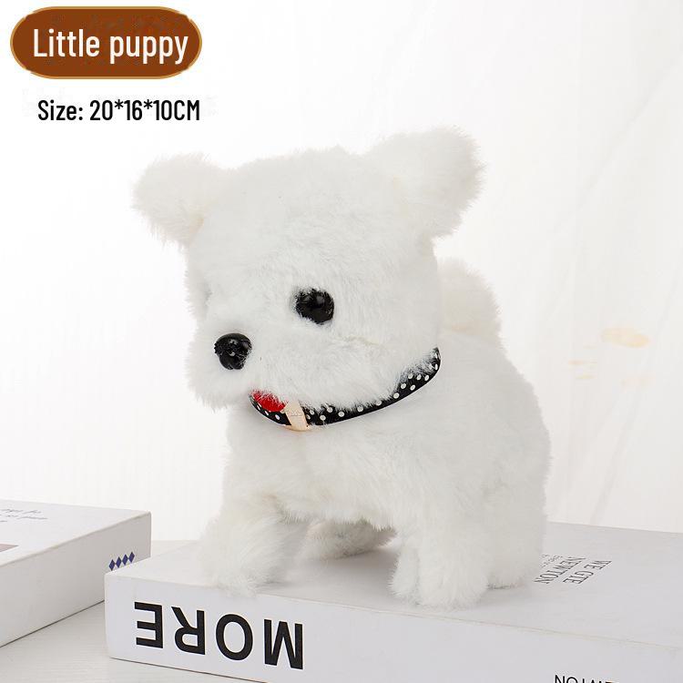 Cute Electric Plush Dog: Butt-Wagging Corgi, Husky & Golden Retriever