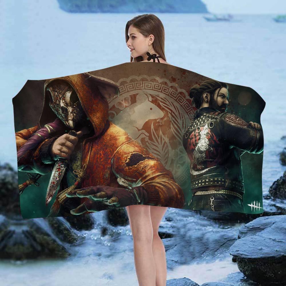 Video D-Daylight Game By D-Dead Big Microfiber Beach Towels Quick Dry Towel Sand Beach Towels Pool Towel for Travel Swim Pool