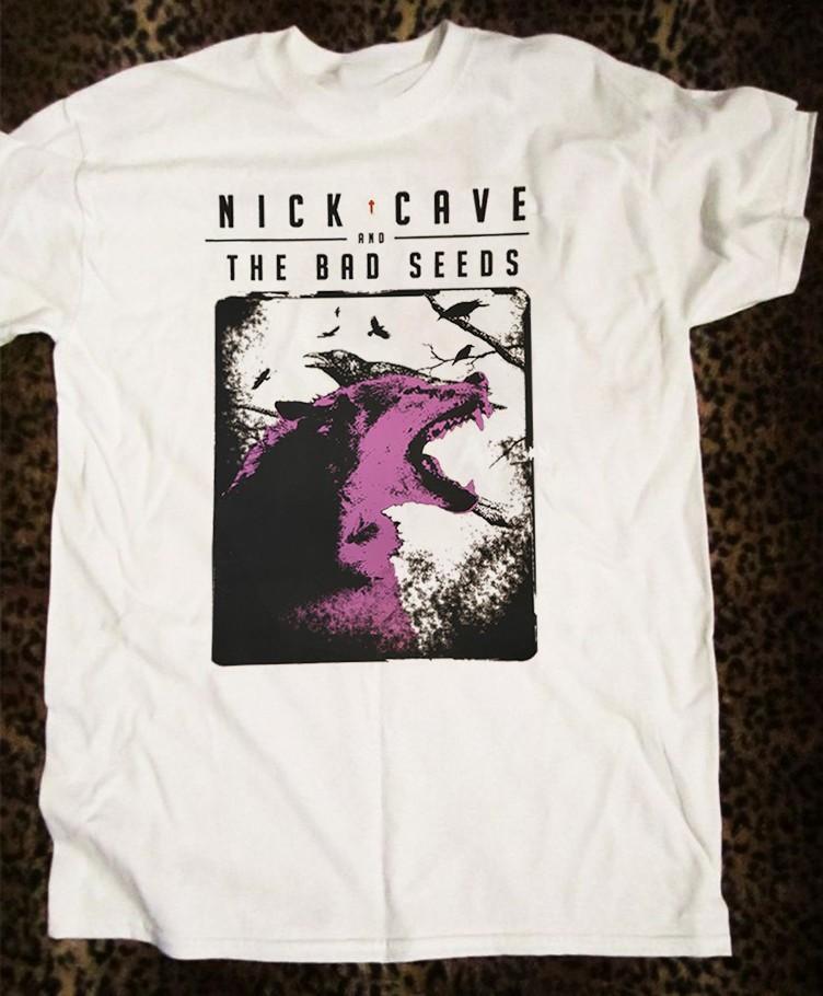 Vintage NICK CAVE AND THE BAD SEEDS Tour T-Shirt S bis 5XL FL0700 Unisex T-Shirt M gray