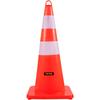 Safety Cones Traffic Cones 12 x 28" Orange Reflective Collars Road Cones