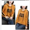 Sweater Women's Spring and Autumn Models Women's Casual Fashion Large Size Hooded Loose Simple Long-sleeved Jacket Trend
