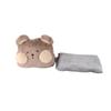 Stuffed Animals Travel Blanket Pillow Set Soft Plush Hugging Pillow Cute Plush Toy with Hand Warmer Design for Travel