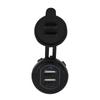 5V 4.8A Aluminium Alloy Dual USB Charger Socket Power For 12 24V Car