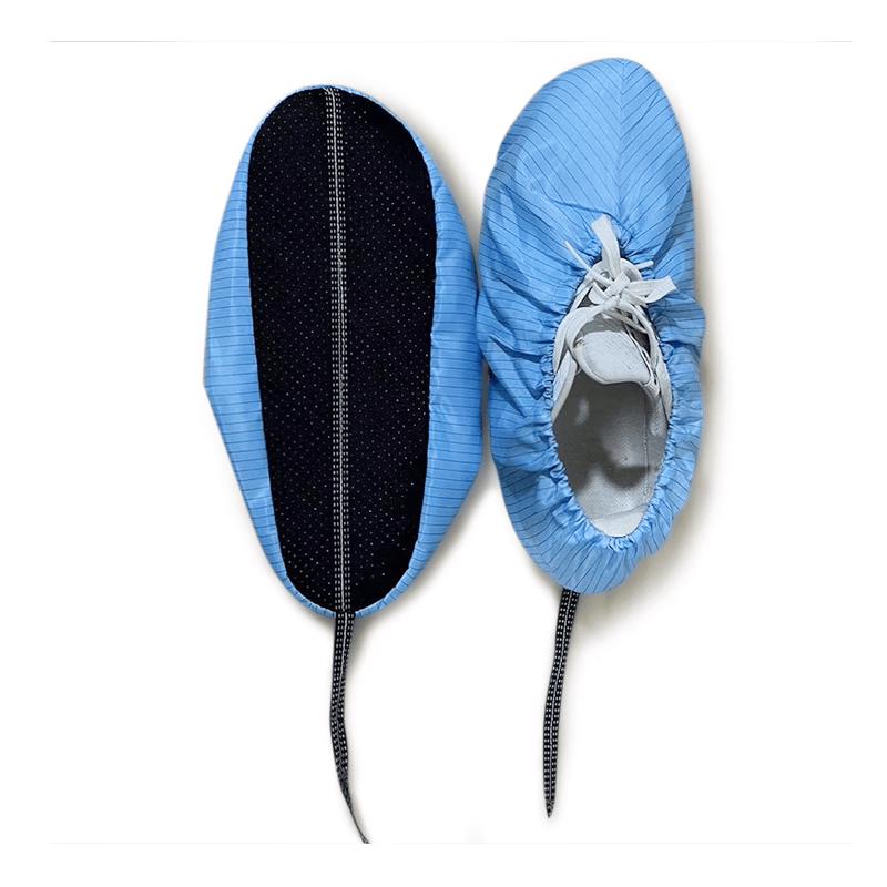Pinzhide Disposable Anti-Static Shoe Covers with Conductive Strip
