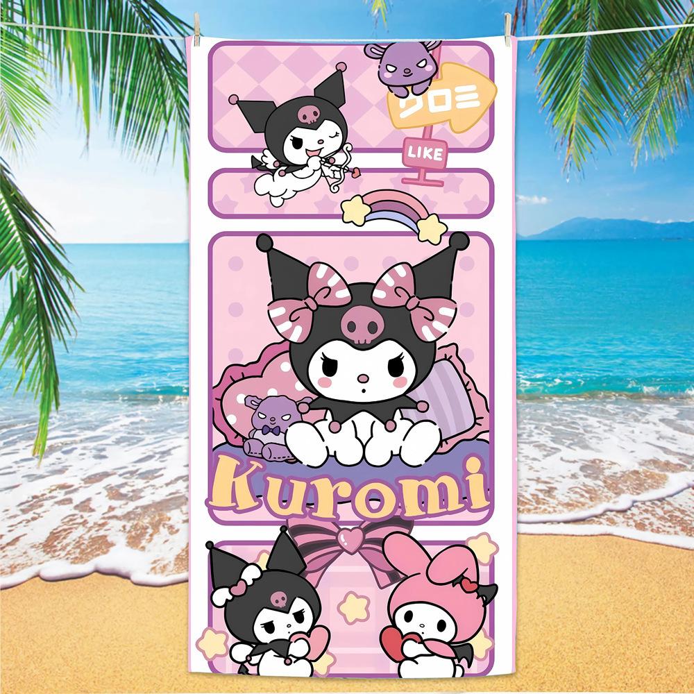 New Printed Beach Towel Stitch Kulomie Beach Towel Children'S Cartoon Towel Cloth