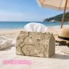 1pc, 2D Flat Printing, Tissue Box Retro Oriental Floral And Bird Branch Chinese Style Embro Printed Tissue Box, Suitable for Bathrooms, Living Rooms, 