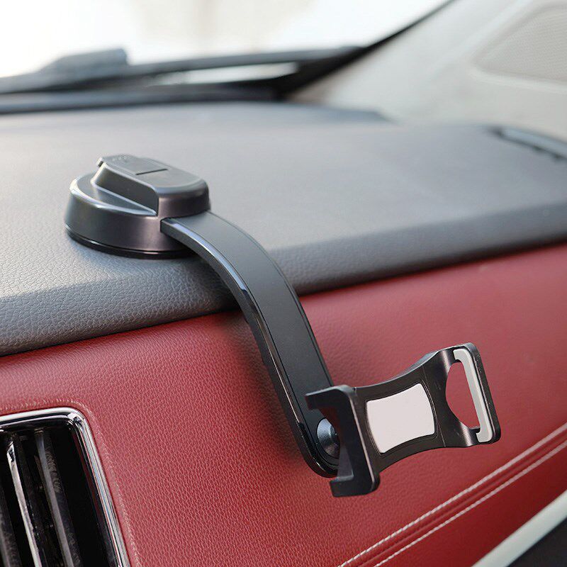 Suction Cup Base Mobile Phone Car Mount Holder for Car Interior Dashboard, Fixed Support for Horizontal and Vertical Screens, Spring Clip