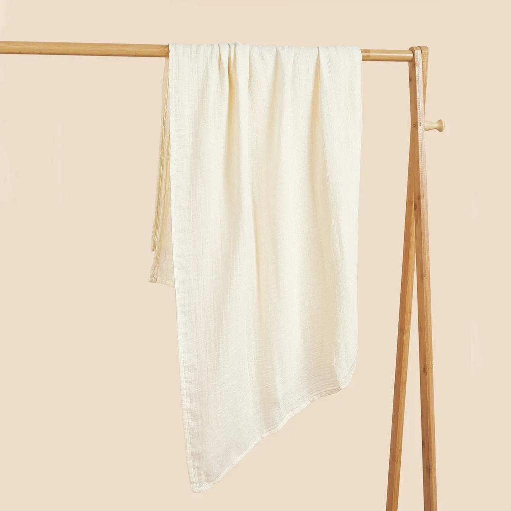 Baby Swaddle Bamboo Cotton Blanket Wrap Gauze Feeding Scraf Burp Cloths Bath Towel Baby Swaddle Small Size Solid Color BabyStuff