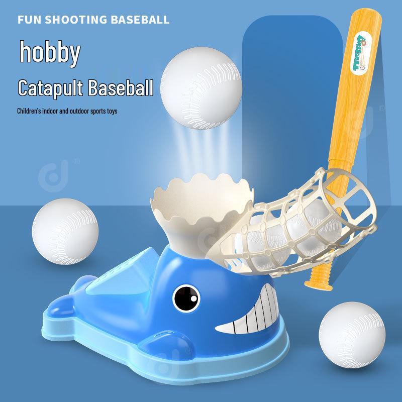 Kids' Baseball Ball Launcher for Indoor & Outdoor Sports Practice
